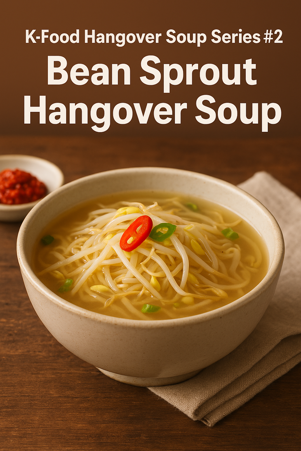 K-Food 해장국 시리즈 ② 콩나물해장국 / Bean Sprout Hangover Soup