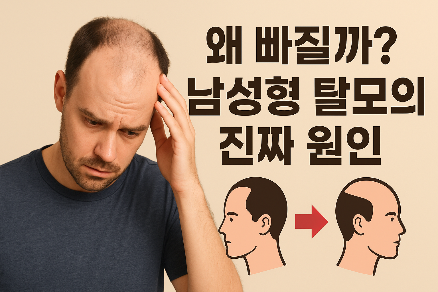 📌 [탈모해결 시리즈 01] 남성형 탈모의 과학 – 놀부의 탈모 정면돌파 프로젝트