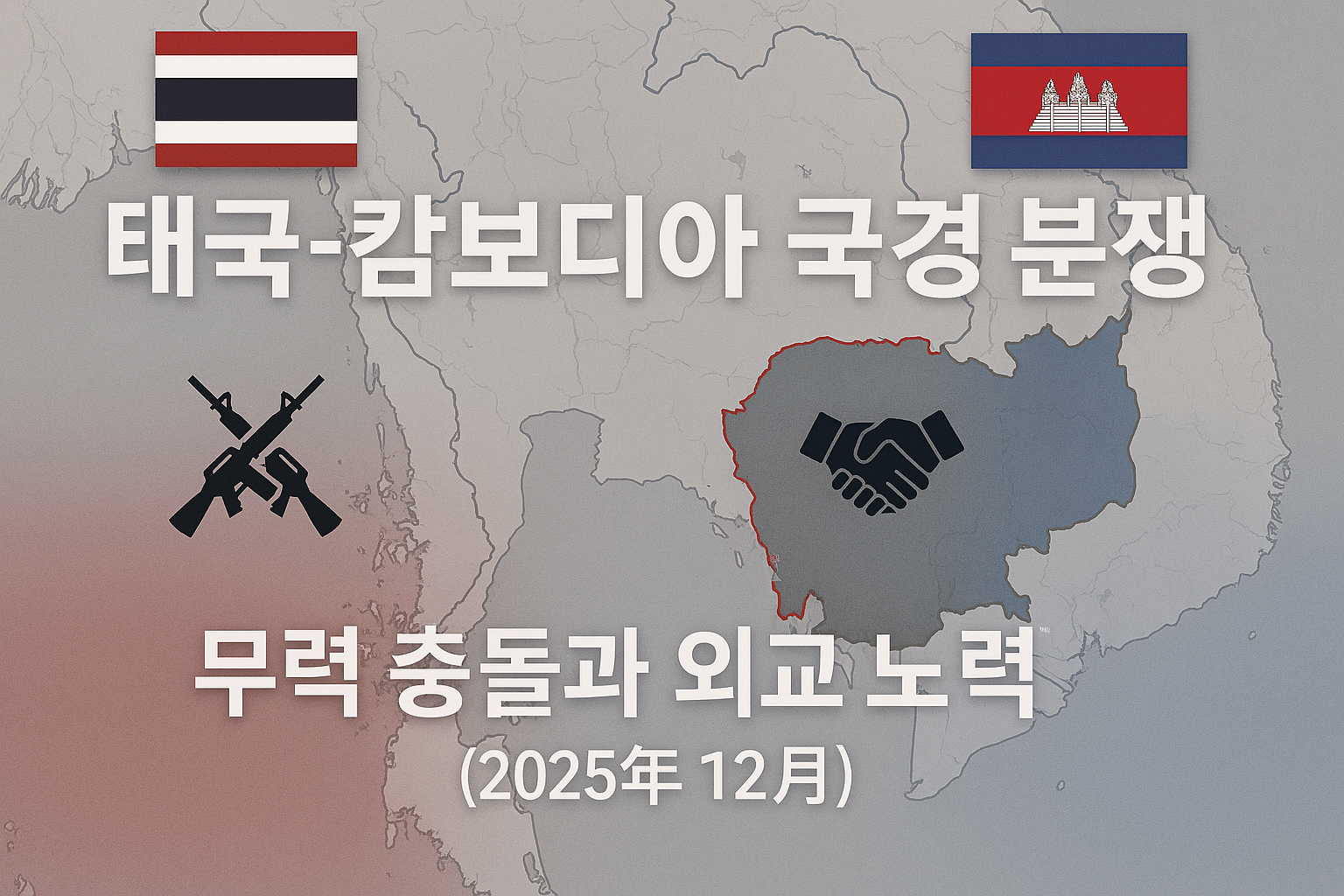 태국-캄보디아 국경 충돌: 무력 충돌과 외교 노력 (2025년 12월)