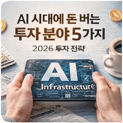 AI 시대에 돈 버는 투자 분야 5가지 (2026 투자 전략) – Investment Opportunities in the AI Era